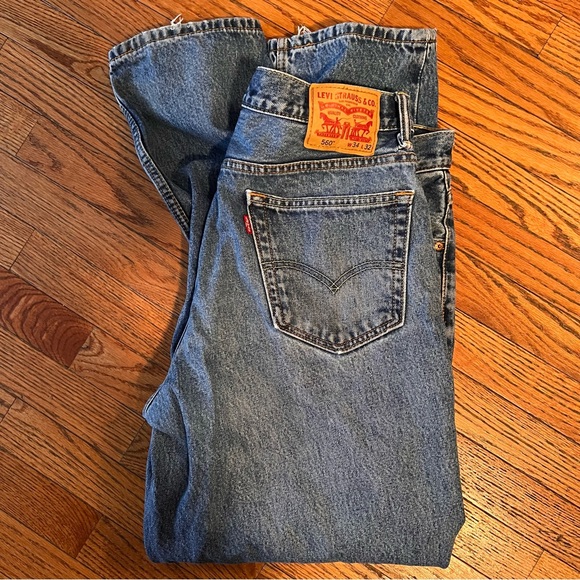 Levi's Other - Vintage Levi 560 34x32 Jeans Mens Loose Fit Comfort Tapered Leg Denim 34x32